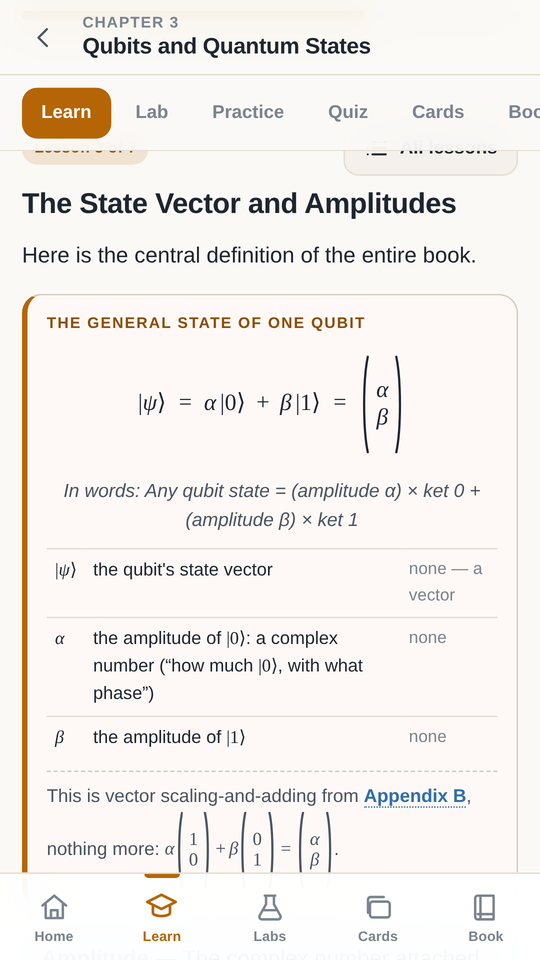 A chapter lesson with equations and a figure